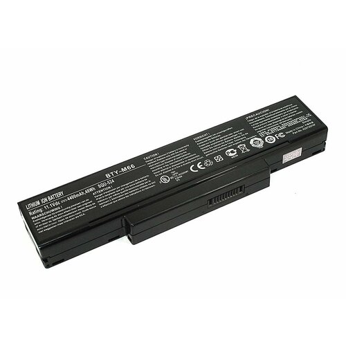 Аккумуляторная батарея для ноутбука MSI GX600 GX610 GX620 (BTY-M66) 11.1V 4400mAh universal car squ of80 emulator squ qf80 signal reset immo programs diagnostic seat occupancy sensor tool for bmw for fiat