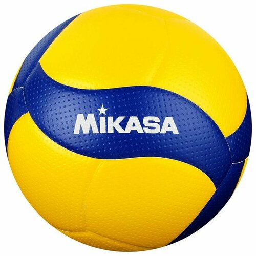 Мяч волейбольный Mikasa V200W, микрофибра, клееный, 18 панелей, р. 5