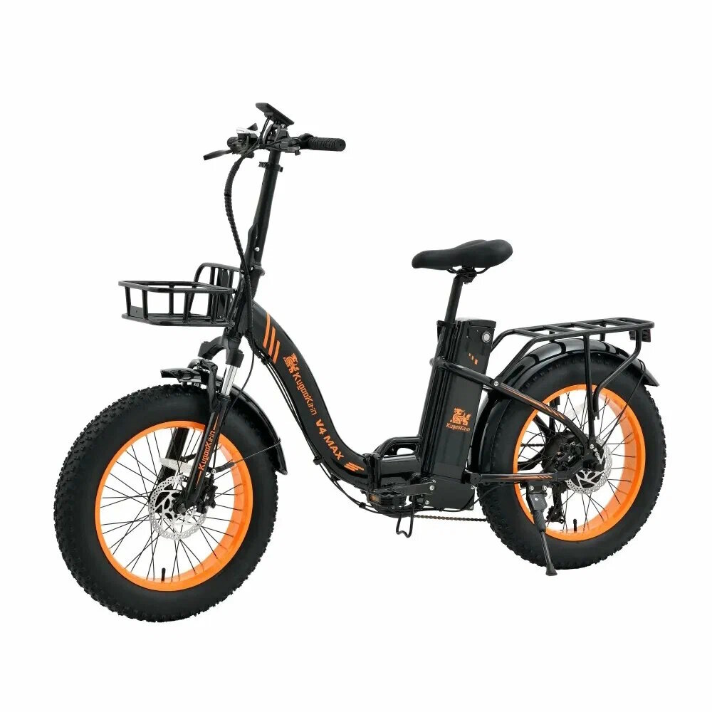 Электровелосипед Kugoo Kirin V4 Max 2024 фэтбайк складной 2024 год 750W 48V 15.6Ah