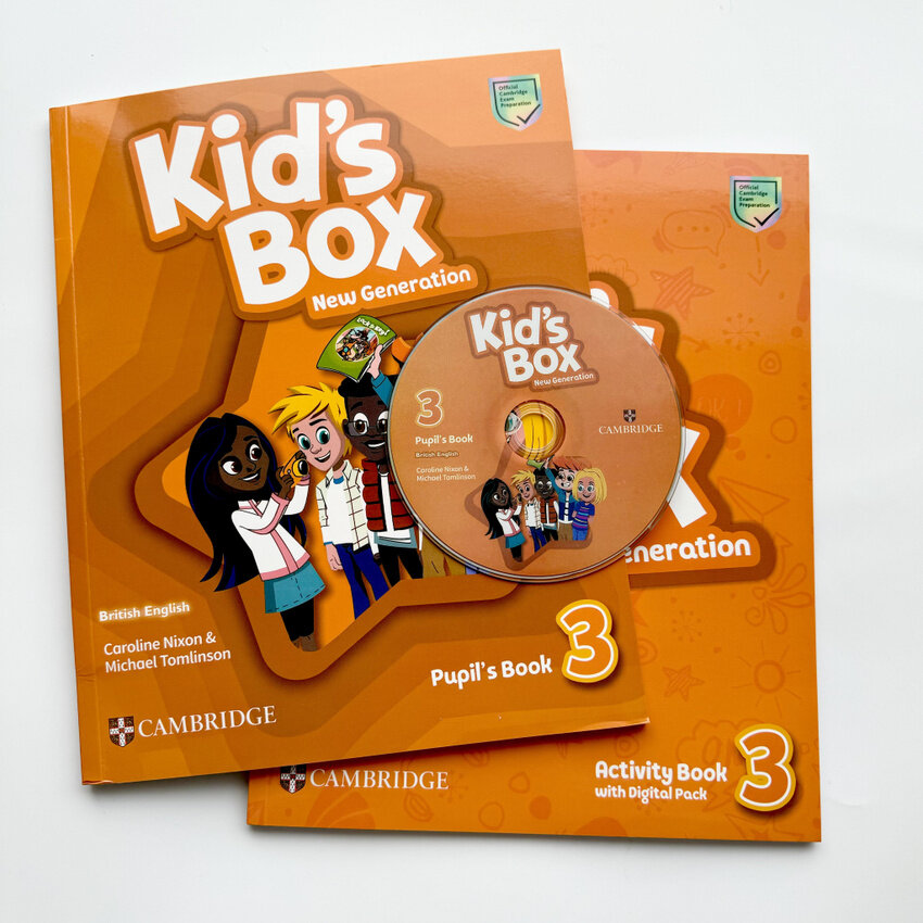 Kid's Box New Generation 3: Учебник + Рабочая тетрадь + Диск