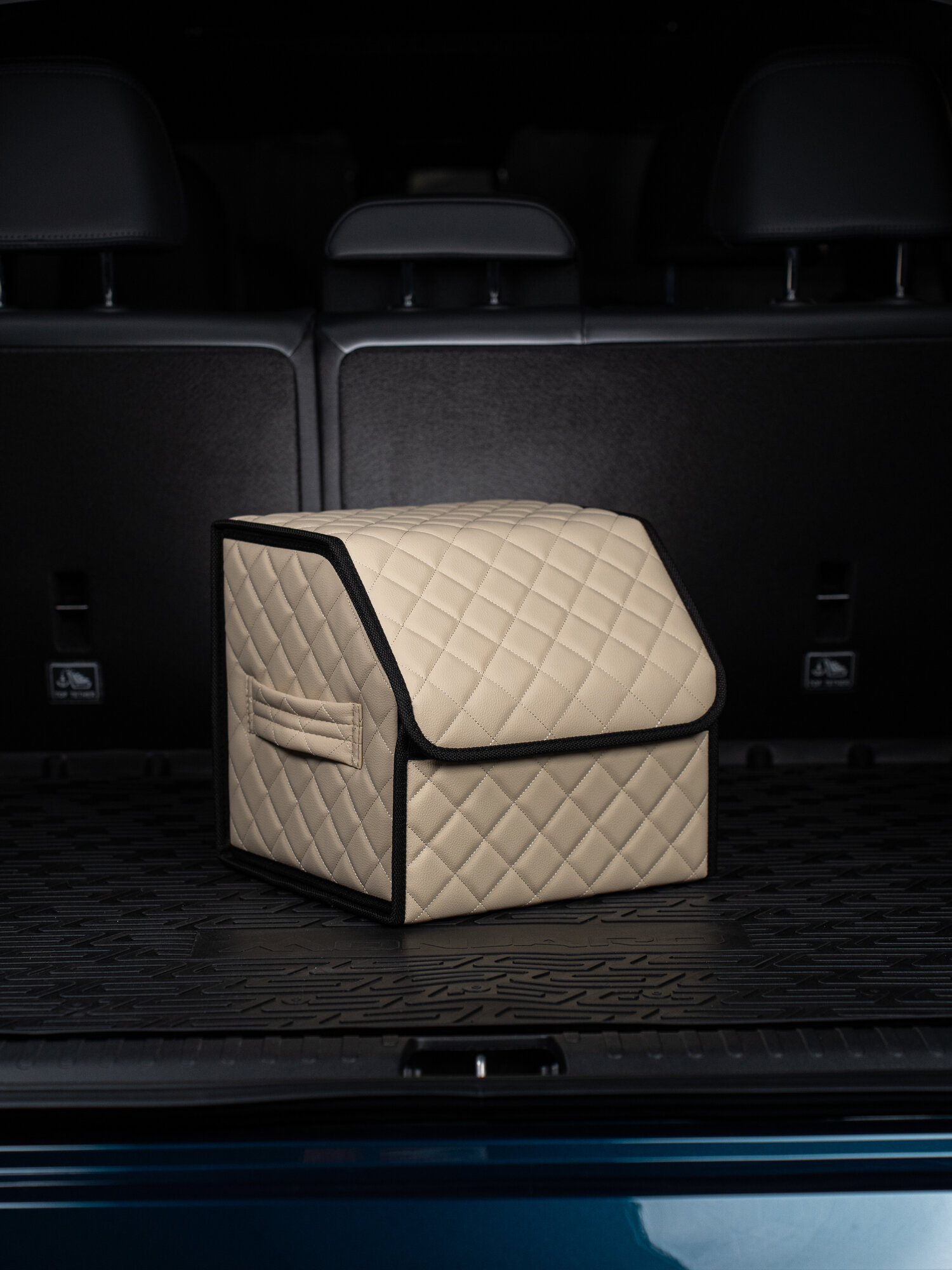 Сумка-Органайзер в багажник для автомобиля 30х30х30/Кофра в машину/Автобокс для машины/саквояж в авто/ящик для хранения