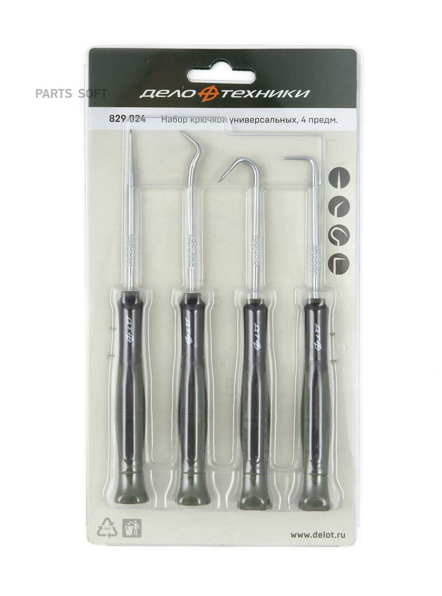 Набор крючков универсальных, 4 предмета 829024 Дело Техники — фото 1