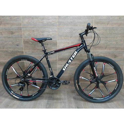 Велосипед 275 SHUSTER на литье черно-красный 3000000₽