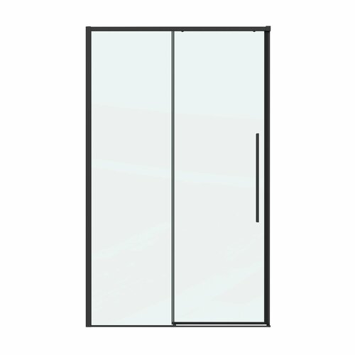 Душевая дверь Grossman Galaxy 140x195 100. K33.01.140.21.00 стекло прозрачное, профиль черный матовый