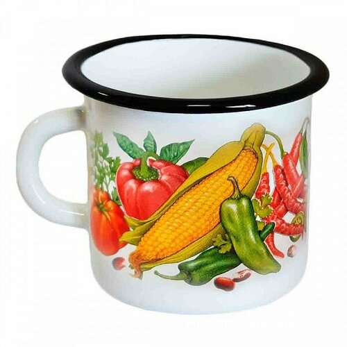 Кружка эмаль 04Л кукуруза белосн 1С2С череповец 855₽