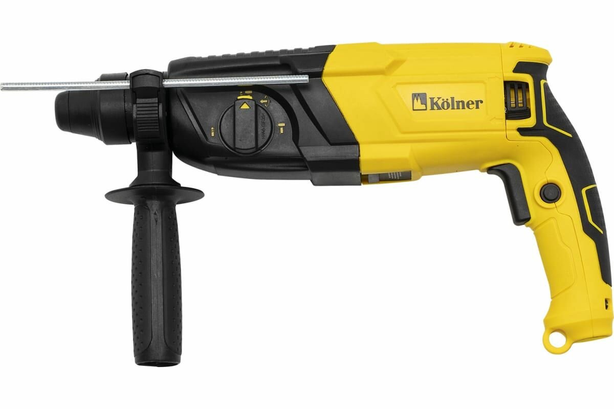 фото KOLNER KRH 850H Перфоратор 850 Вт, 3 режима работы, 3,5Дж, 0- 1200 об/мин, 0-5100 уд/мин, патрон SDS-plus