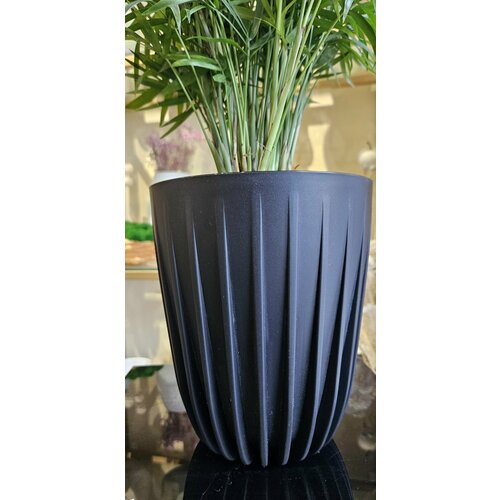 Красивый современный горшок для цветов Сигма 4,5 л, декор и интерьер в дом.