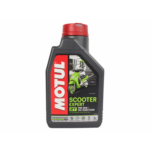 фото Hc-синтетическое моторное масло motul scooter expert 2t, 1 л, 1 шт.