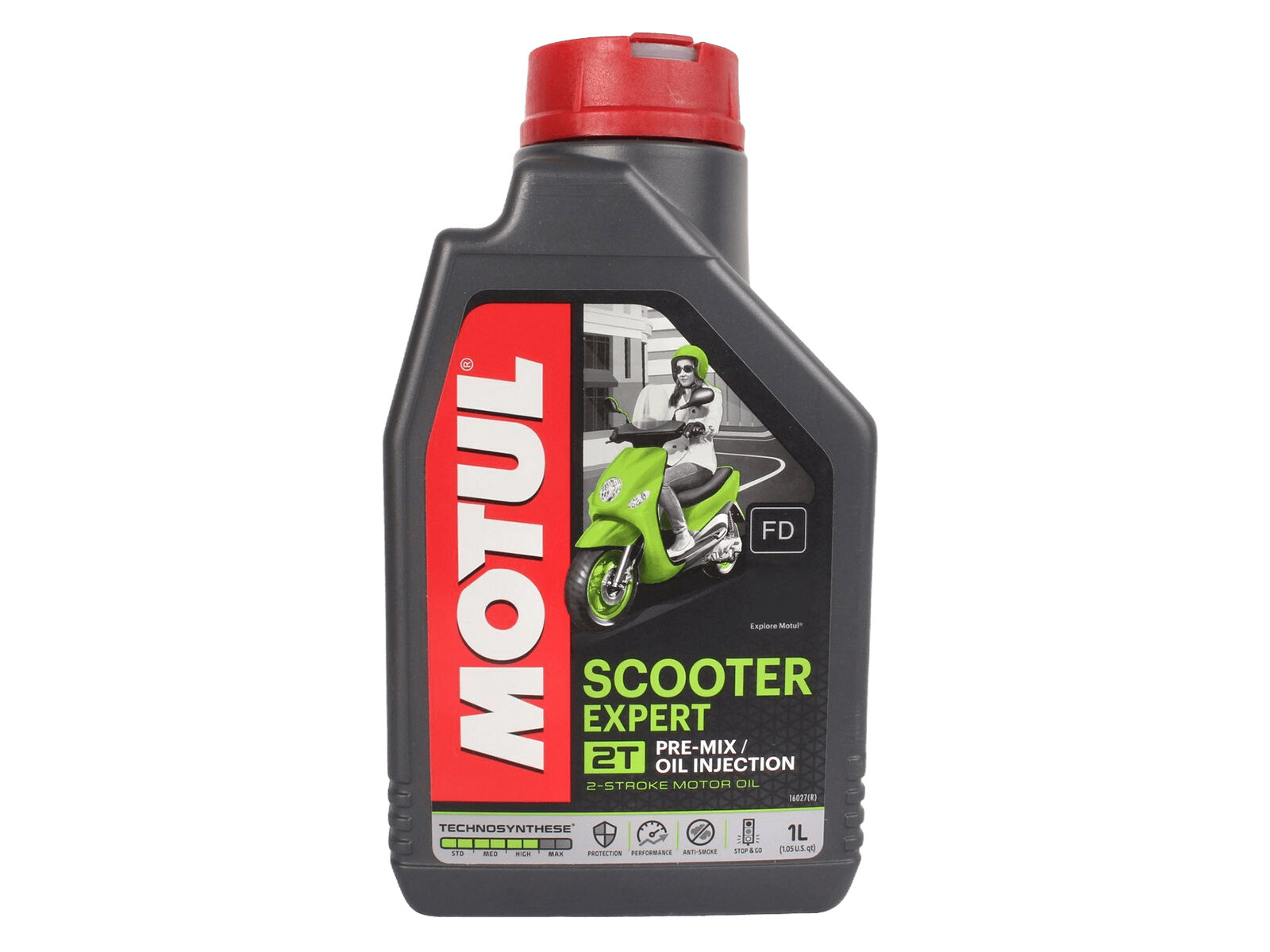 Минеральное моторное масло Motul Scooter Expert 2T, 1 л, 1 шт.