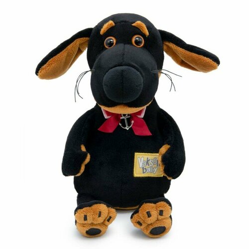 Басик и Ко Мягкая игрушка «Ваксон Baby», в бантике с якорем, 19 см