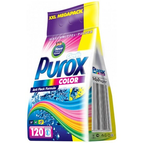 Стиральный порошок Purox Color для цветного белья 10 кг