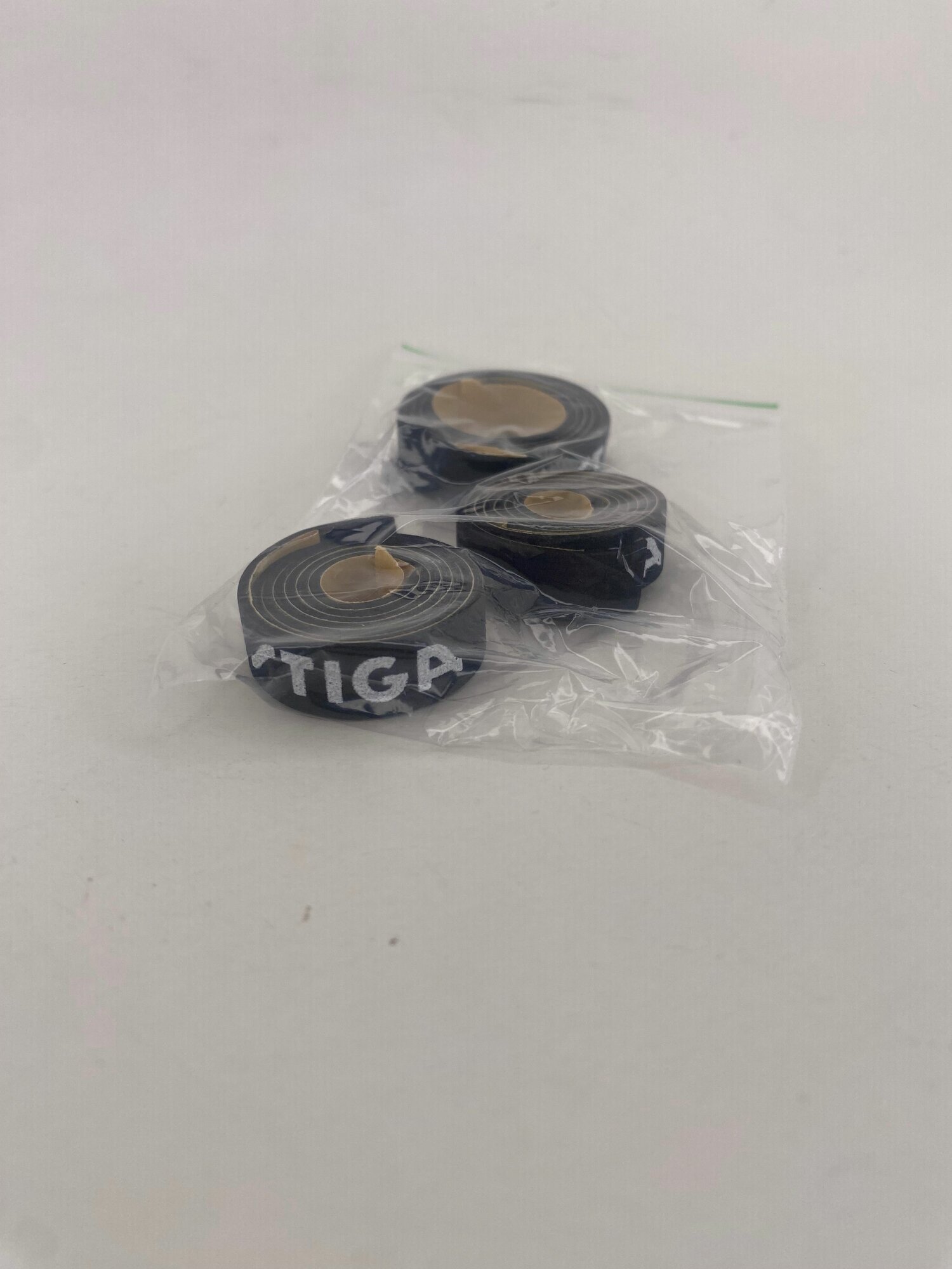 Торцевая Лента STIGA 10мм чёрная мягкая на ракетку для настольного тенниса