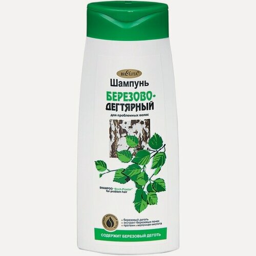 Изображение товара Шампунь Белита Березово-дегтярный, для проблемных волос, 480 мл