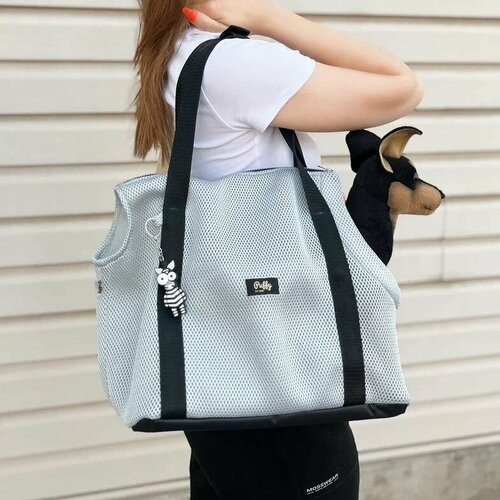 Сумка переноска через плечо, для собак мелких пород / Слинг для животных, кошек, собак Puffy Жара