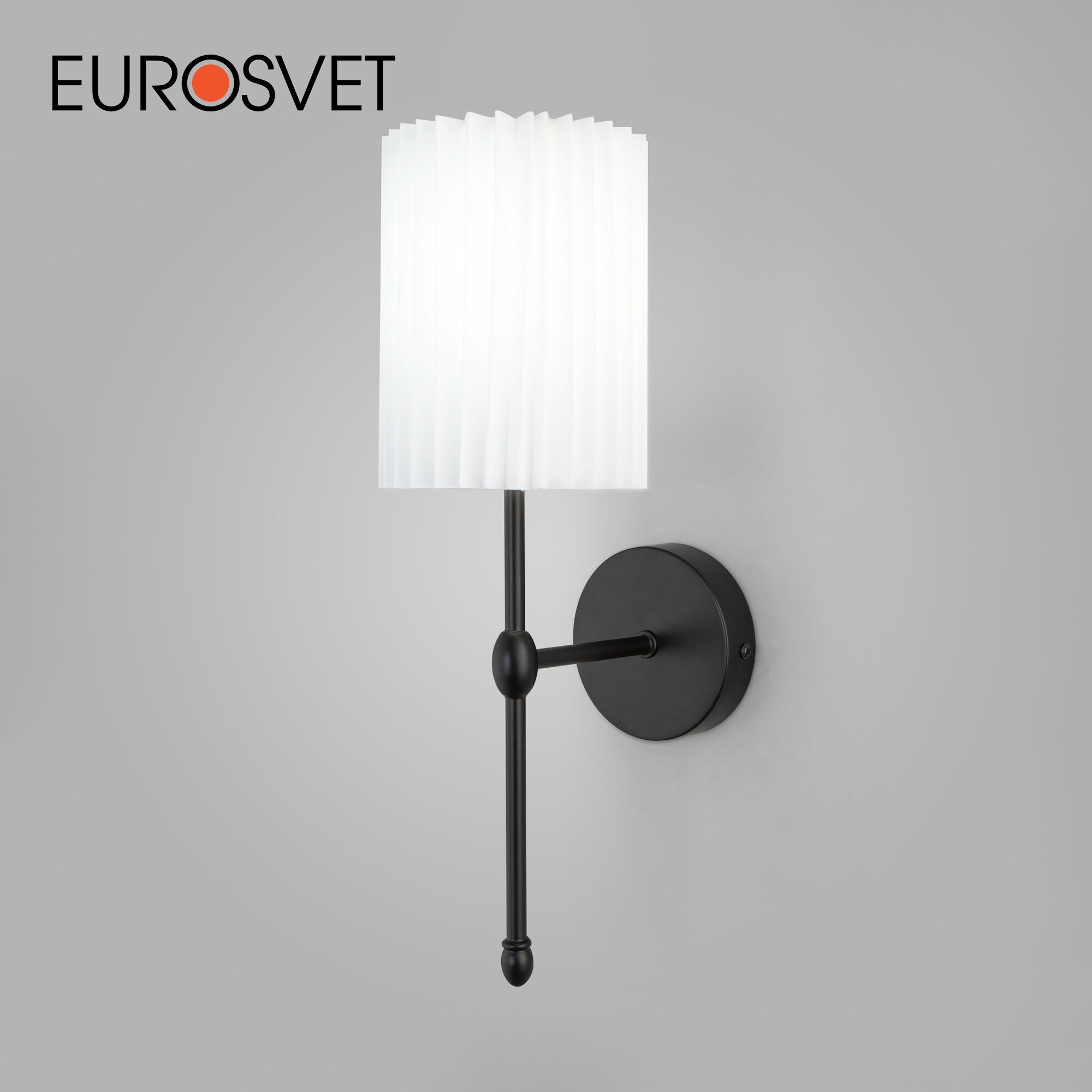 Бра / Настенный светильник Eurosvet Notturno 60162/1 E14 40 Вт цвет черный