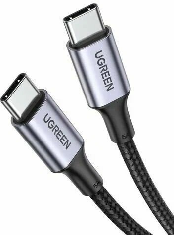 Кабель UGreen US316 USB Type-C - USB Type-C, 1.5 м, 1 шт, черный — фото 1
