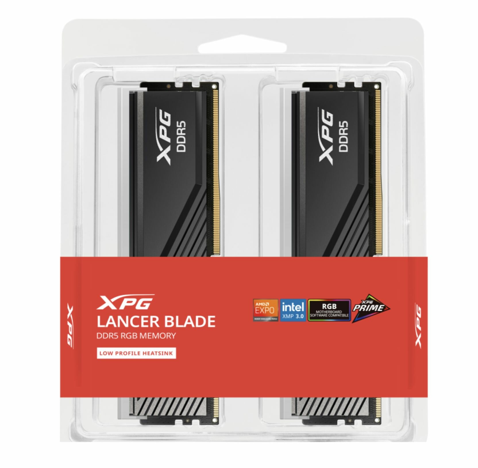 Оперативная память ADATA XPG Lancer Blade RGB AX5U6400C3216G-DTLABRBK 32GB — фото 1