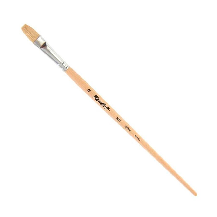 Кисть Roubloff щетина плоская №12 серия 1622