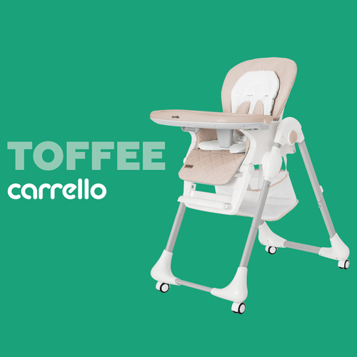 фото Стульчик для кормления шезлонг для стульчика carrello stella, серый