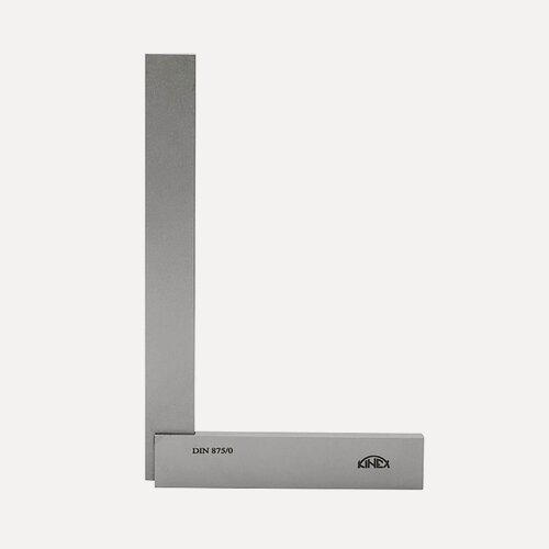 Изображение товара Угольник поверочный 100х70мм кл.0 (УШ- с шир. осн.) DIN875 Kinex 4026-02-010