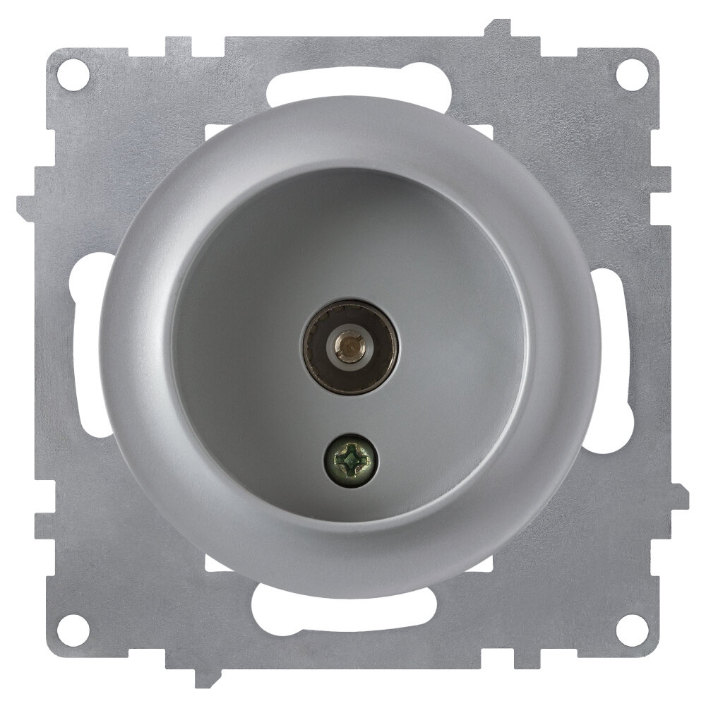 Розетка антенная OneKeyElectro TV, цвет серый