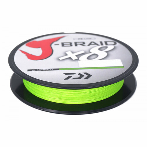 Плетеный шнур Daiwa J-Braid X8 Chartreuse 0,20мм 29lb 150м
