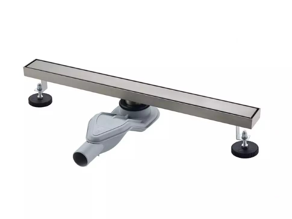 Трап для душа, линейный, латунь, 700мм Grocenberg T700NK Никель — фото 1