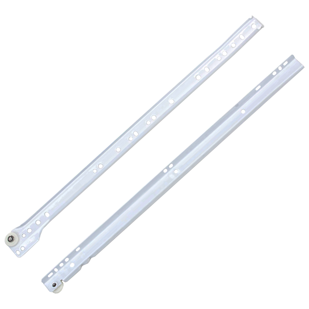 Направляющие роликовые DS01W.1/500 металл цвет белый