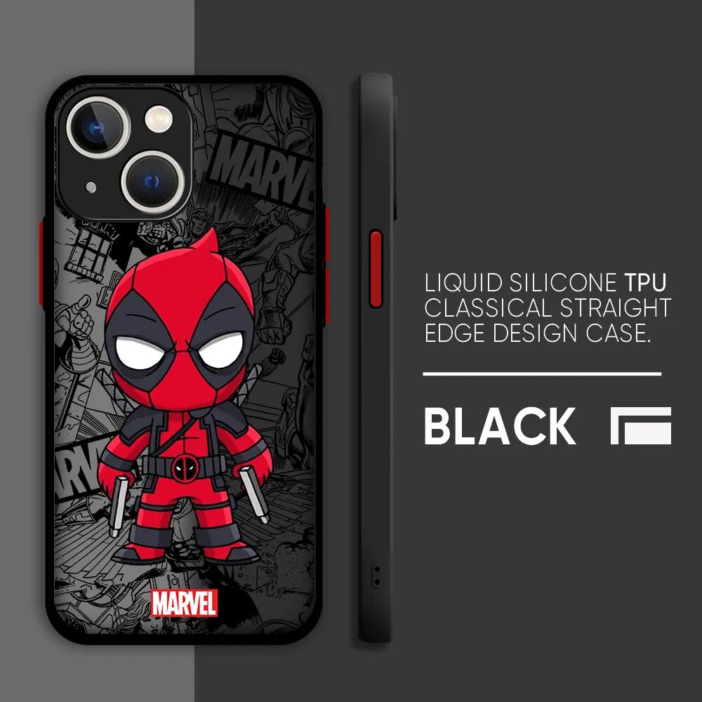 Чехол с рисунком Человека-паука Marvel Groot для Apple iPhone 7 6S XR XS X 13 12 Mini 14 15 Pro Max 11 Pro SE 8 Plus, силиконовый мягкий чехол, FGMS-BKS06, for iPhone 7 8