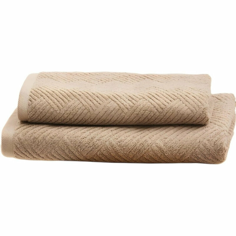 Набор полотенец махровых TAС VENTURA 50х90,70х140 500 г/м2 COFFEE, кофе, 2151695