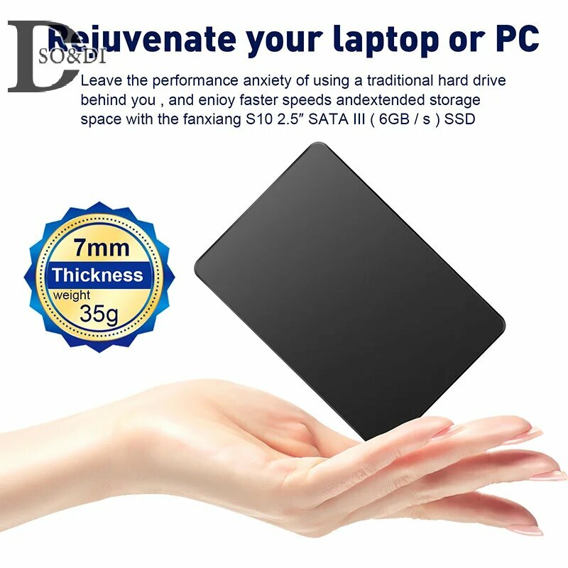 Внешний SSD диск SD&HI 1/2 ТБ SATA3 для ноутбука, 1TB — фото 1