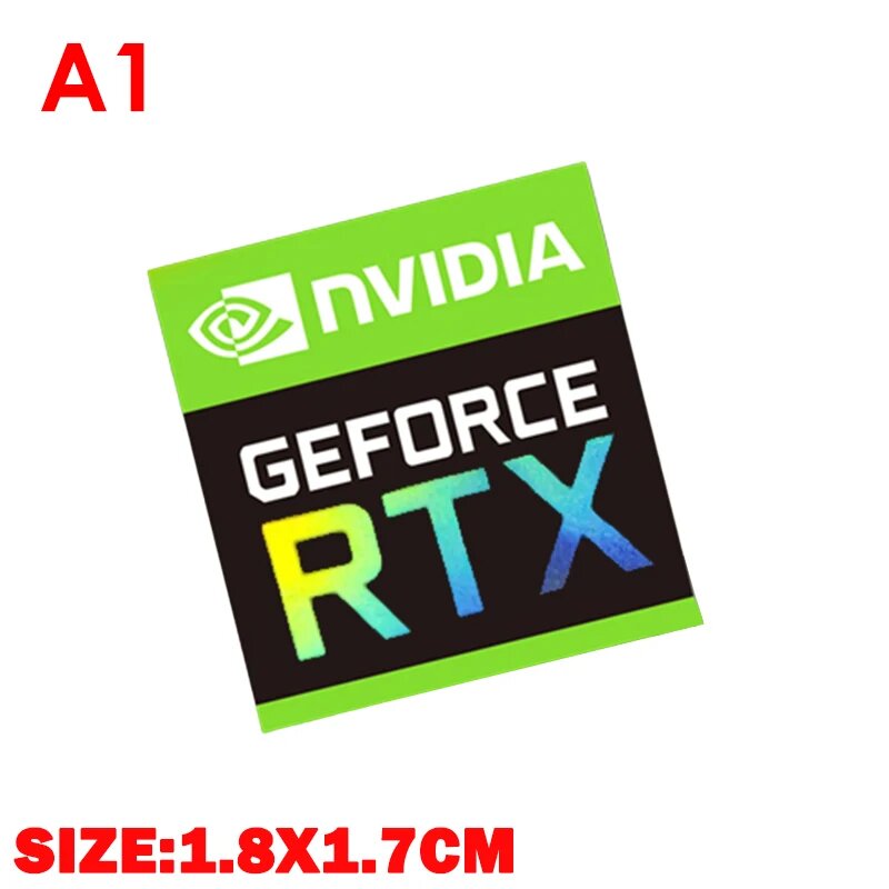 Наклейка на видеокарту RTX 2080Ti 2070 2060 TITAN VR GTX 1650 1660Ti