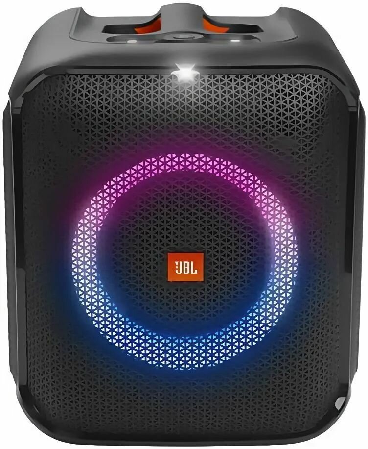 Колонка портативная JBL Partybox Essentials, 100 Вт, Bluetooth 5.1, до 6 часов работы от аккумулятора, влагозащищенный корпус IP67, черный