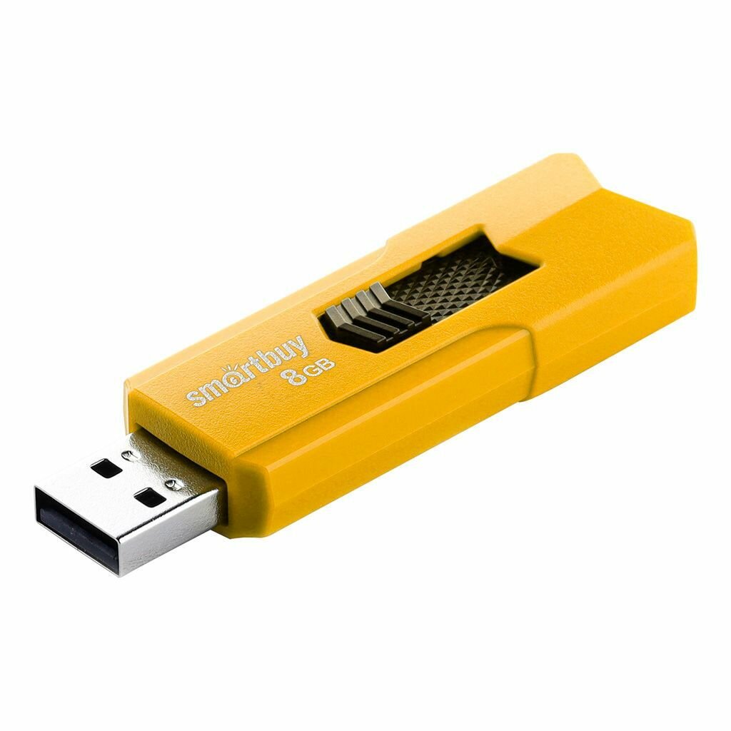 USB Флеш-накопитель STREAM 8 Гб оранжевый-черный