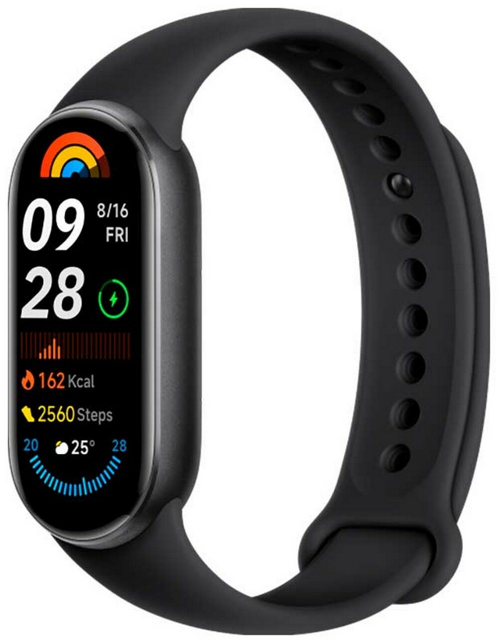 Фитнес-браслет Xiaomi Smart Band 9, AMOLED, 233 мА/ч, Midnight Black
