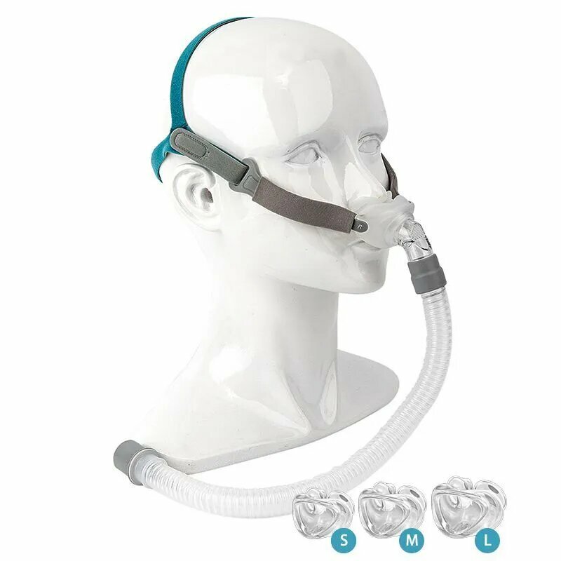 Носовая маска для ингалятора, с креплением к голове BMC CPAP СИПАП P2