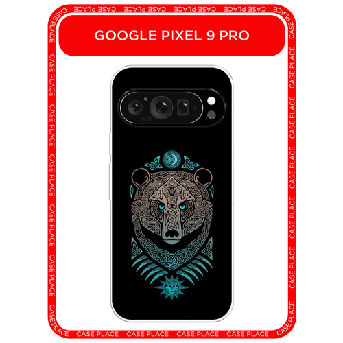 фото Чехол на google pixel 9 pro / гугл пиксель 9 про с принтом кельтский медведь case place