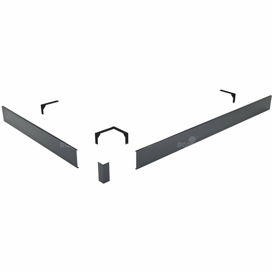 Экран для поддона RGW N ST-21 70х100 см прямоугольный Графит (50231570-02)