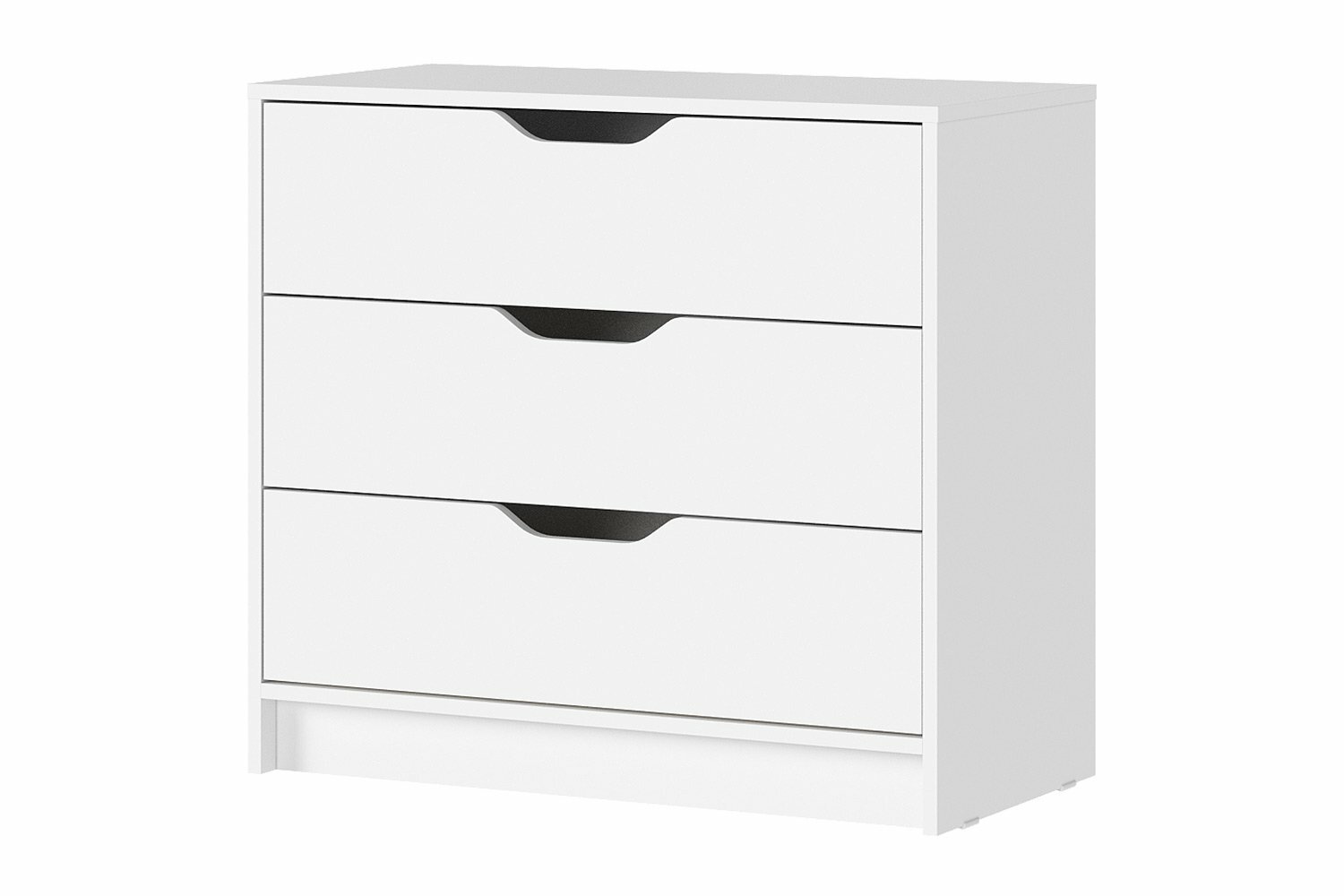 Комод для одежды Hoff Руна 80х73х40 см 3 ящика цвет белый матовый