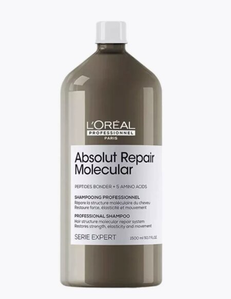 Loreal Professional ABSOLUT REPAIR MOLECULAR Шампунь для молекулярного восстановления волос 1500ml