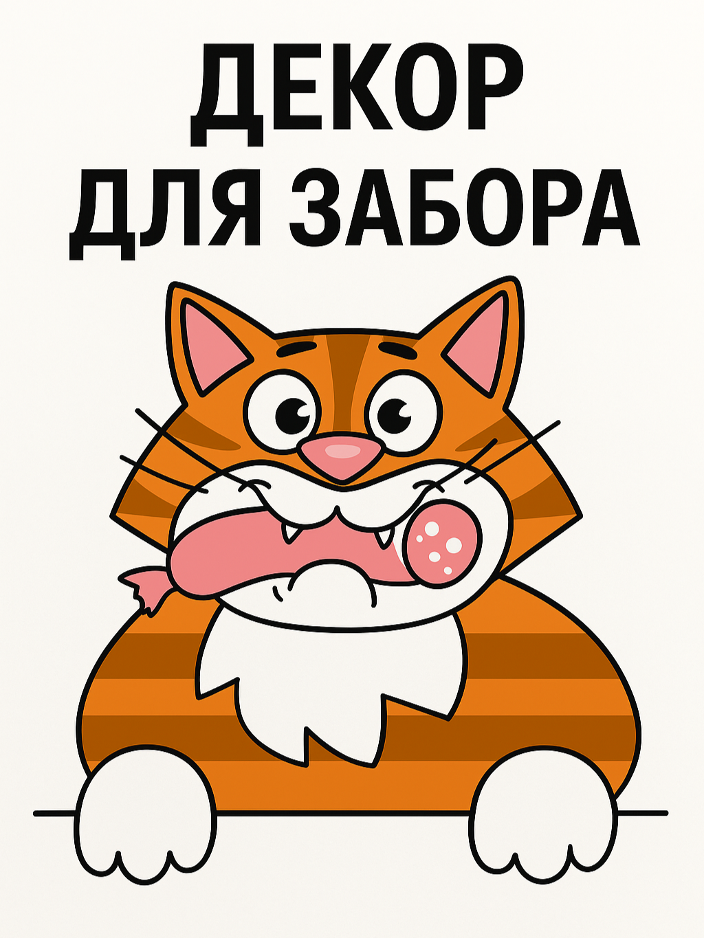 Декор для забора 