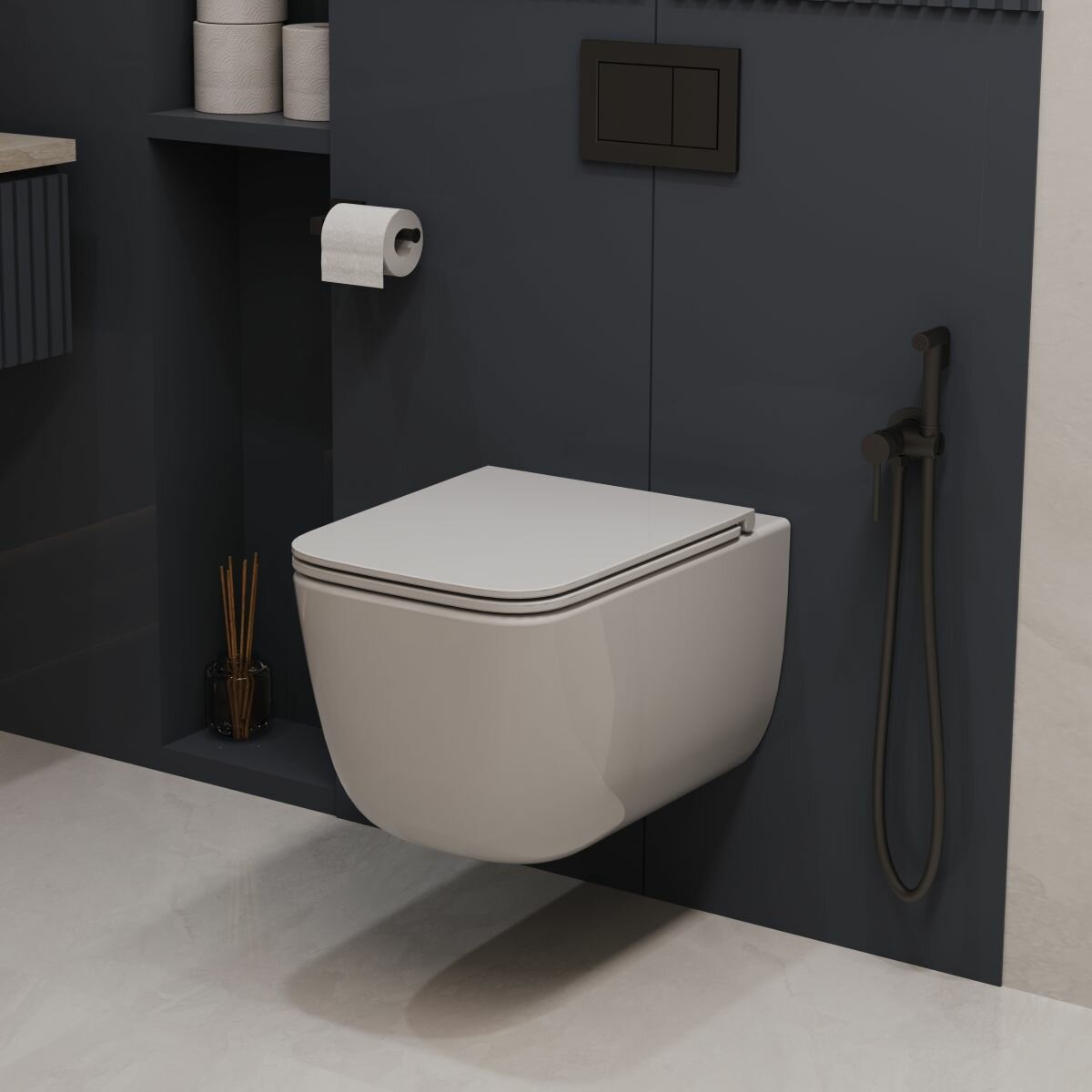 Унитаз подвесной Vincea Lina VT1-53T Tornado цвет белый ультратонкое soft-close сиденье