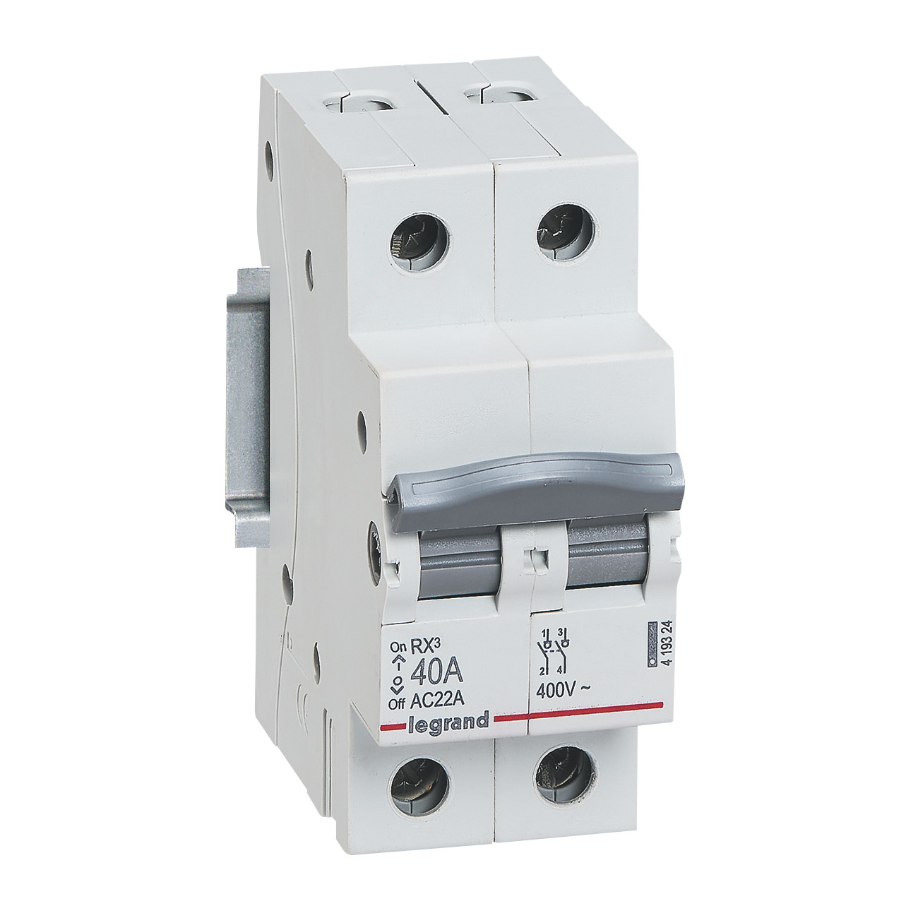 RX3 Выключатель-разъединитель 2П 40A IEK 419324 (1 шт.)