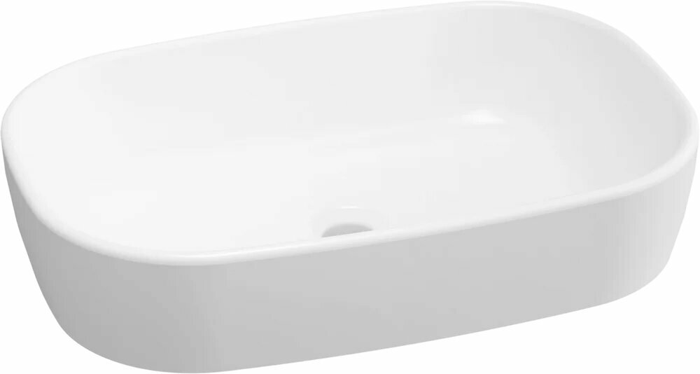 Накладная раковина Lavinia Boho Bathroom Sink 33311002 54 фарфоровая  без отверстия под смеситель  раковина для ванной  54 см  прямоугольная  белая