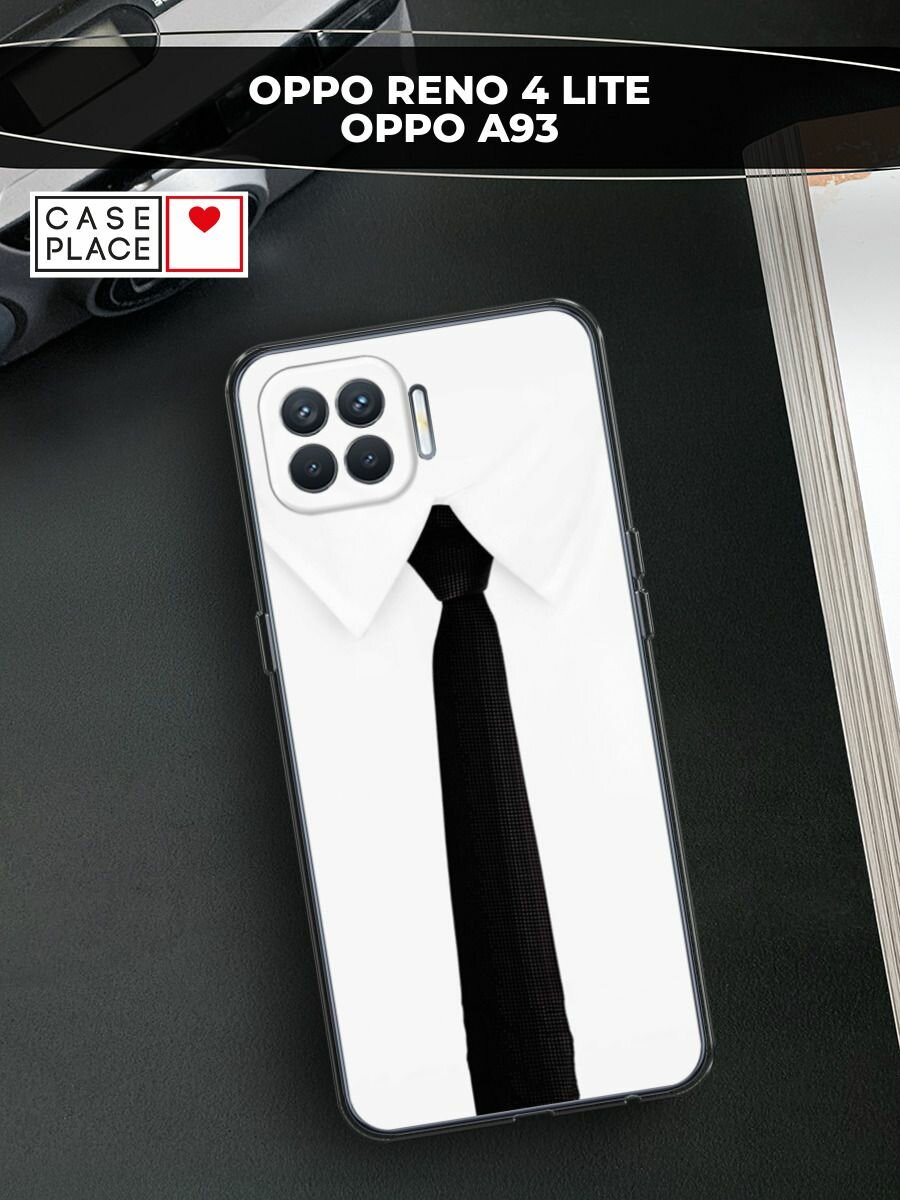 Чехол на Oppo Reno 4 Lite/A93 / Оппо Reno 4 Lite/А93 с принтом "Галстук"