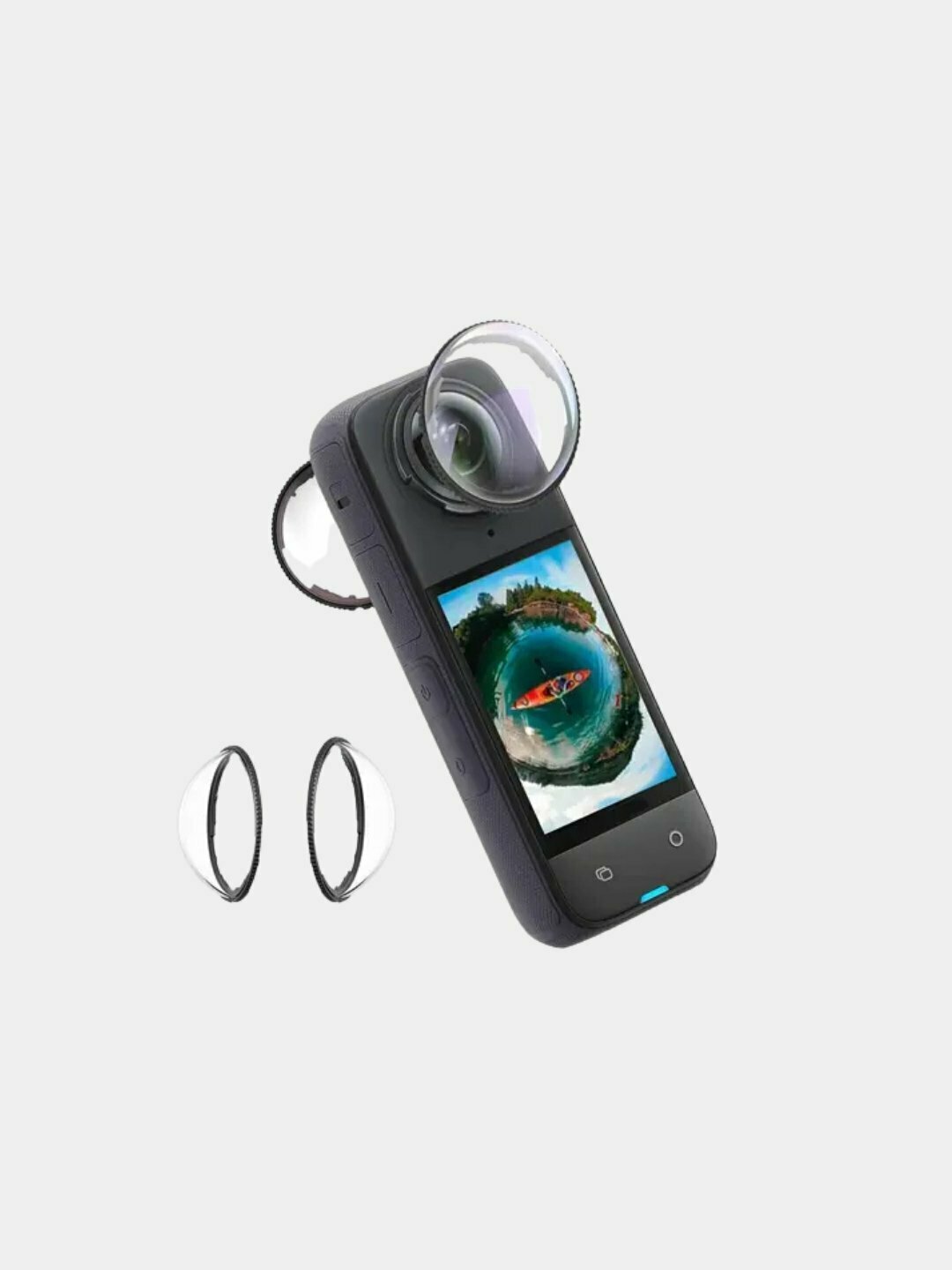 Защитная линза для Insta360 X4 — защита объектива от царапин, песка и брызг