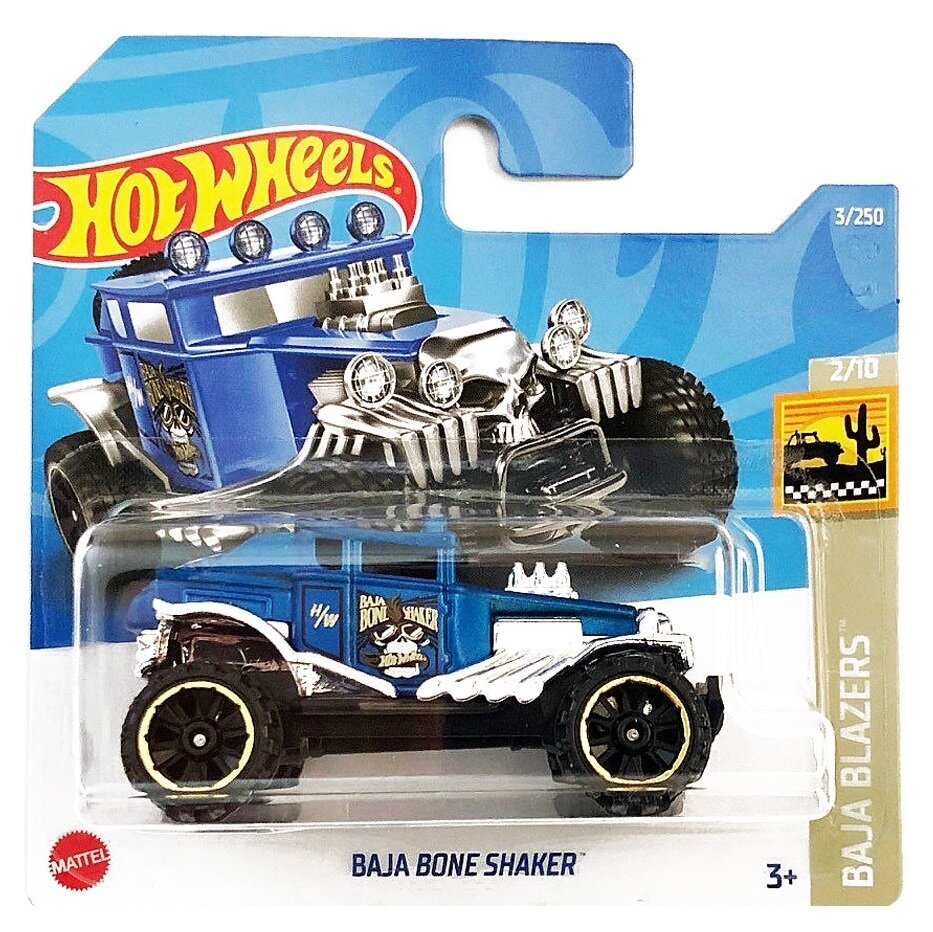 Hot Wheels Машинка базовой коллекции BAJA BONE SHAKER синяя C4982/HCW68