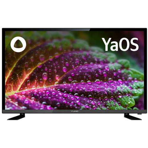 Телевизор LED Yuno 43" ULX-43UTCS3234 YaOS черный 4K Ultra HD 50Hz DVB-T2 DVB-C DVB-S2 USB WiFi Smart TV (RUS)