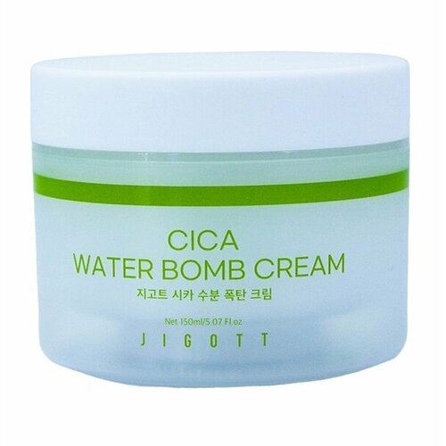 Jigott Cica Water bomb Cream Крем для лица с экстрактом центеллы азиатской 150мл