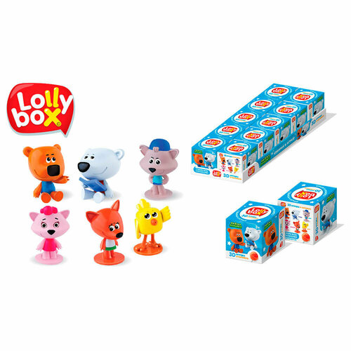 Карамель на палочке с игрушкой Lolly Box 11г мульт герои конфитрейд